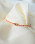 Estate Rainbow Sapphire Bracelet 18K Gold