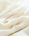 Super Heavy 18 Grams Vintage Bangle 18K Gold 1970s