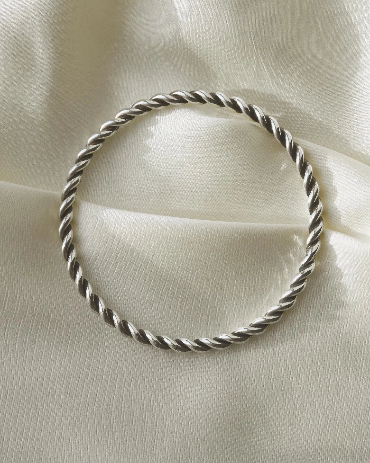 Beautiful Danish Vintage Silver Bangle 1960s