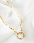 Rare 18.5 Inches Antique Curb Watch Chain 18K Gold 1910