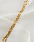 Classic Long 23 Inches 1980s Box Chain 18K Gold