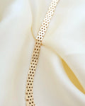 Beautiful Danish Brick Link Necklace by John Viggo Andersen 14K Gold 1960s
