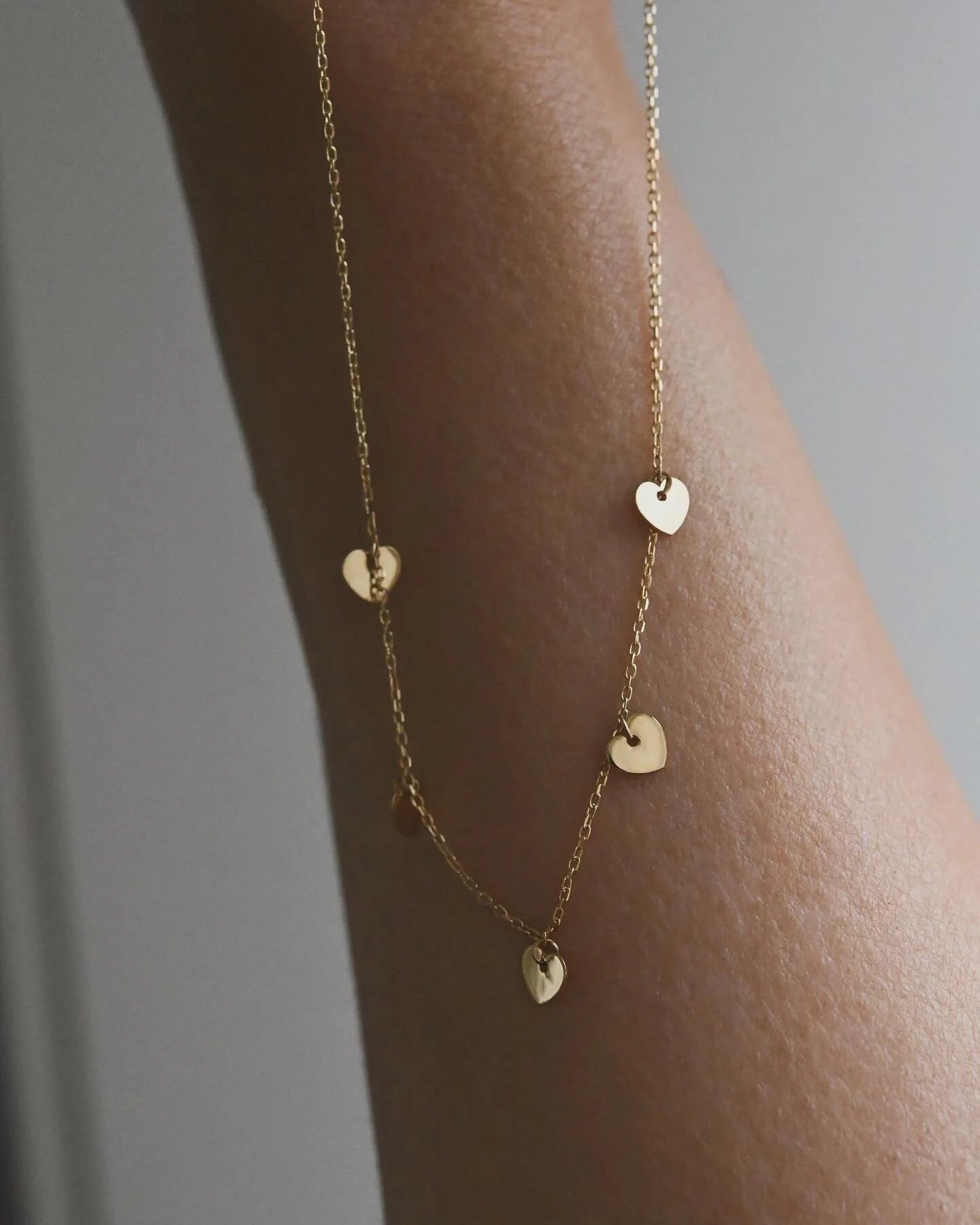 Dainty Heart Cutie Necklace 18K Gold