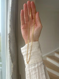 Rare Antique Watch Chain Necklace 18K Gold 1900s Sweden