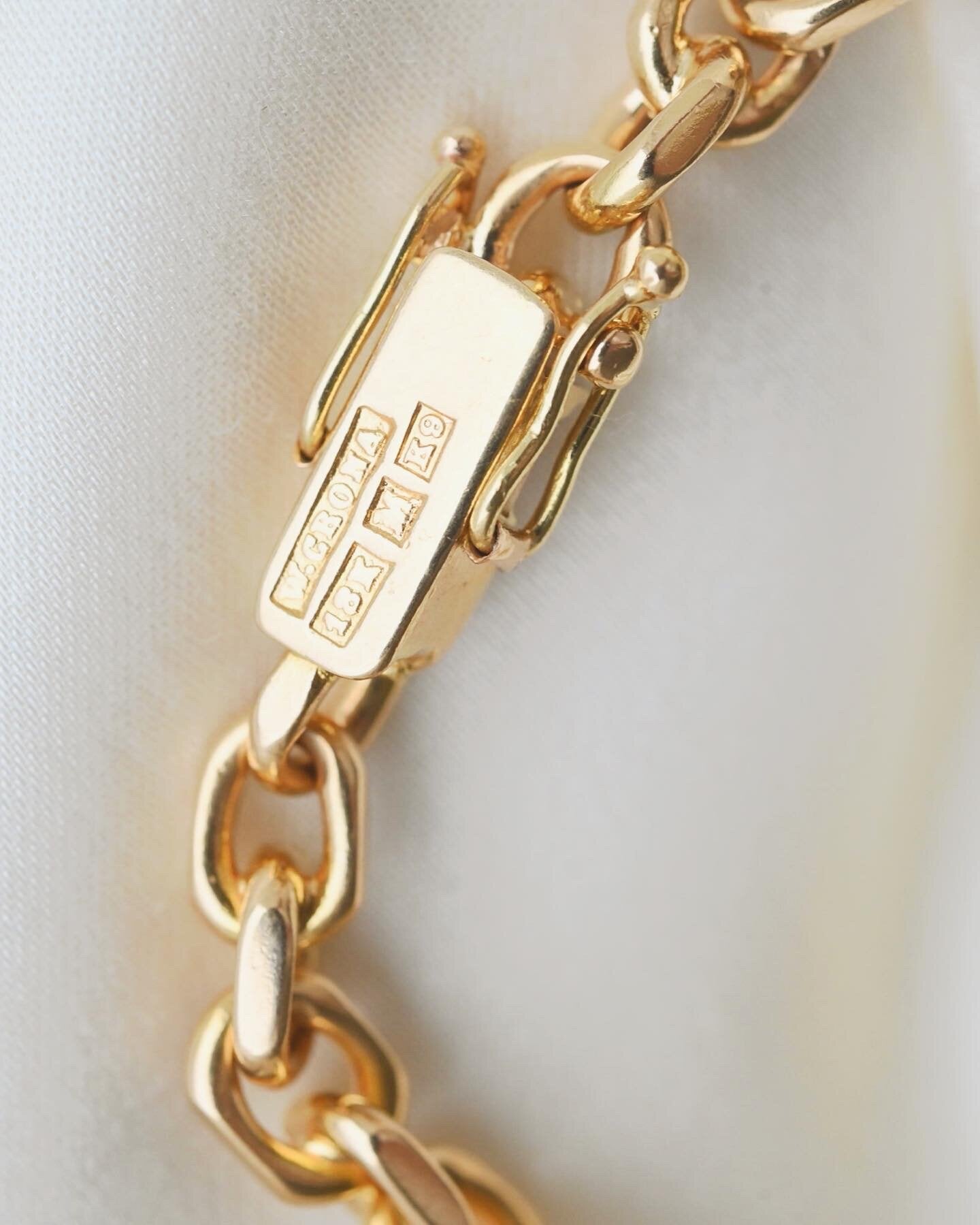 Super Gorg Rare Anchor Link Bracelet 18K Gold