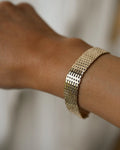 Showstopping Danish Vintage Bracelet Dream by Preben Carl Larsen 1963 14K Gold
