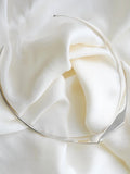 Amazing Modernist Collar Necklace Sterling Silver Late 1900s