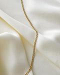 Radiant Baby Bismarck Link Chain 1942 18K Gold