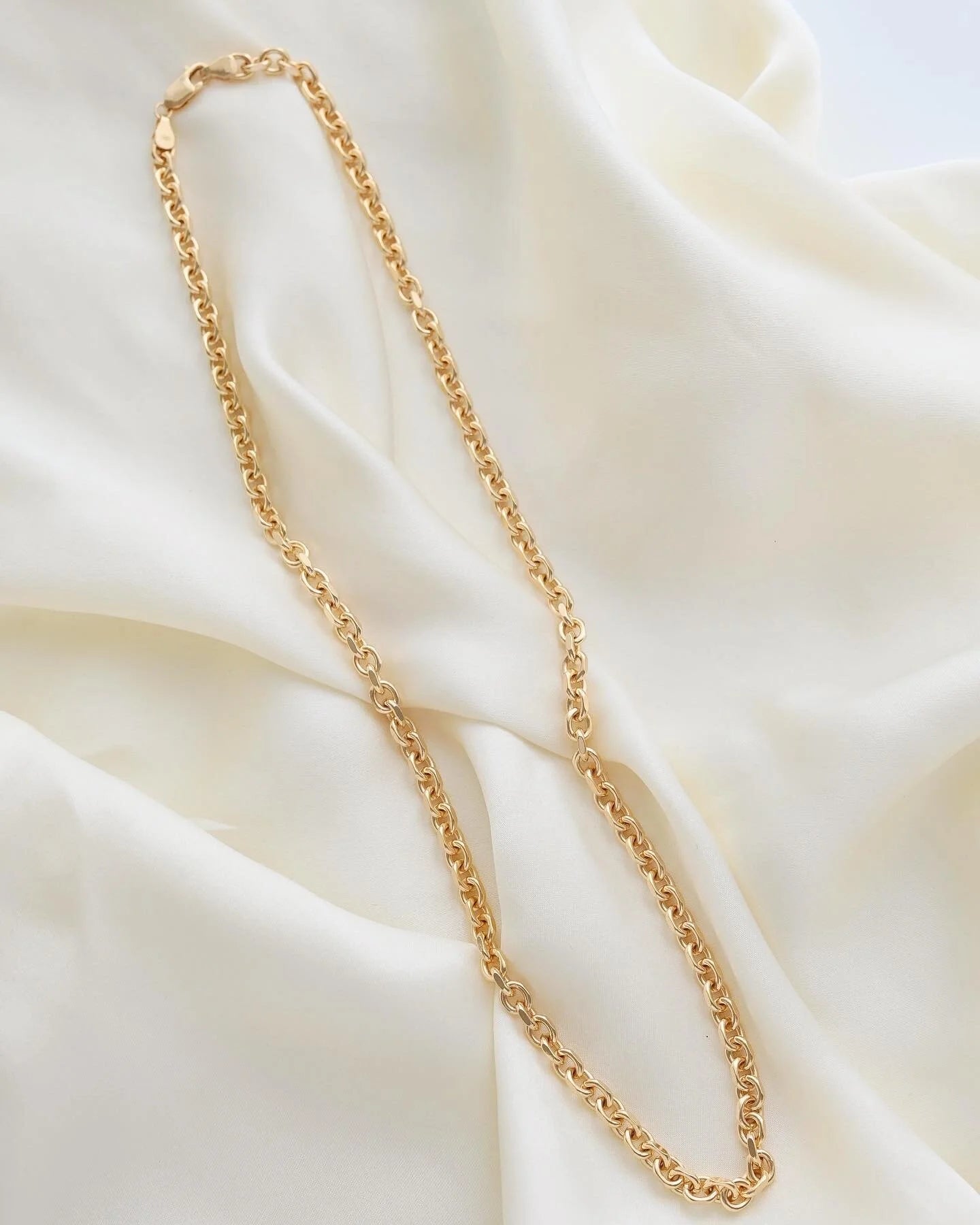 Amazing Rare Magical 43 Grams Italian Vintage Necklace 18K Gold