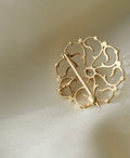 Antique Brooch Pendant 18K Gold 1910s