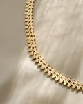 Fancy Link Vintage Necklace 14K 1970s