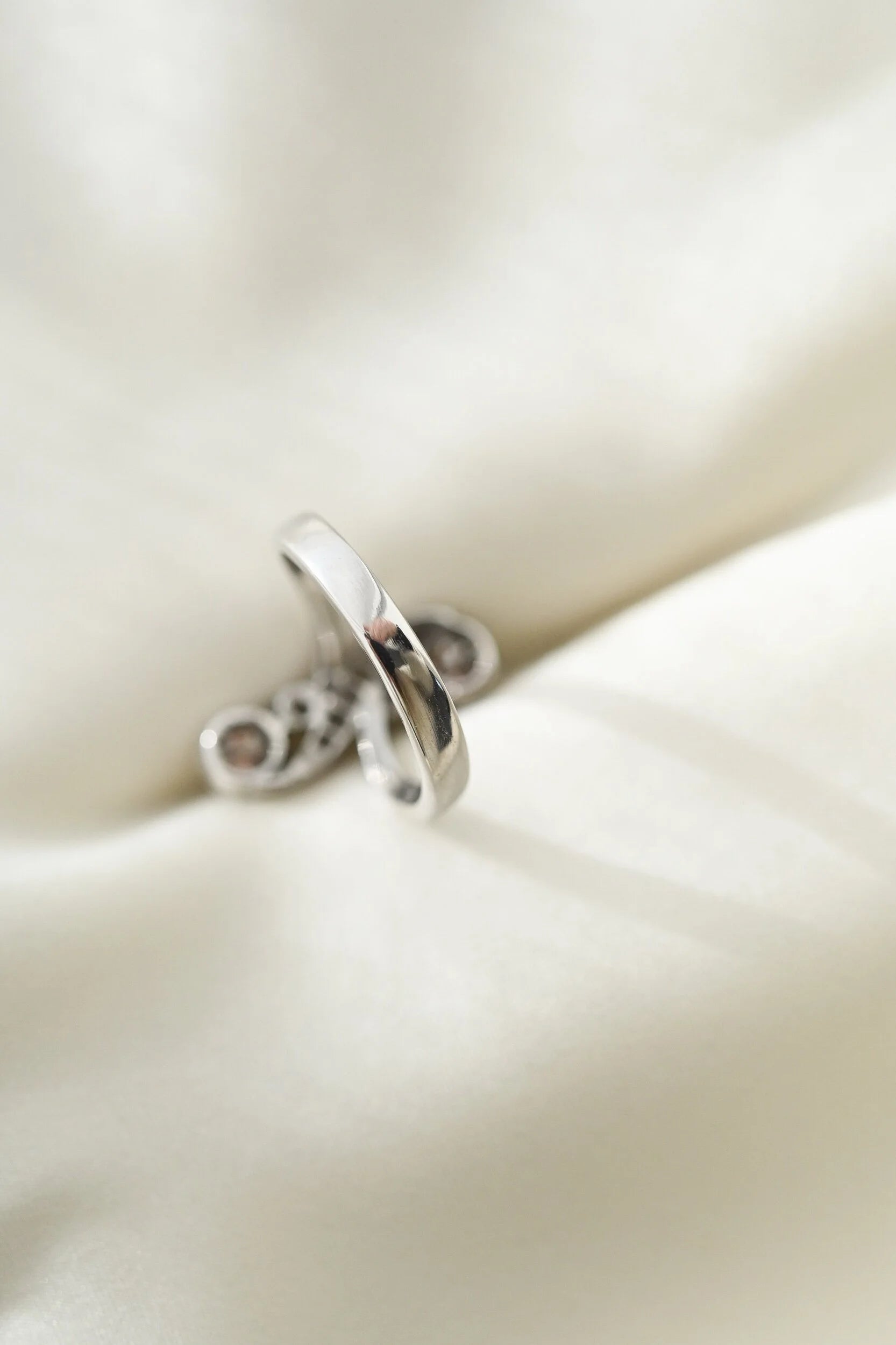 Antique Art Deco Old Cut Diamond Ring Silver and Gold