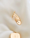 The Most Pretty Cufflinks JS / SJ Initials 18K Gold Mid 1900s