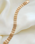 Amazing One of A Kind Swedish Vintage Bracelet 18K Gold 1966