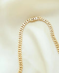 Super Heavy Danish Curb Link Dream Necklace 14K Gold