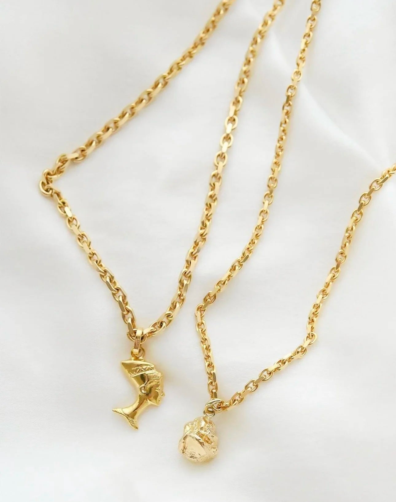 Beautiful Danish Vintage Biker Chain 14K Gold