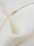 Stunning Sexy Vintage Wire Choker Collar 18K Gold Sweden 1970s