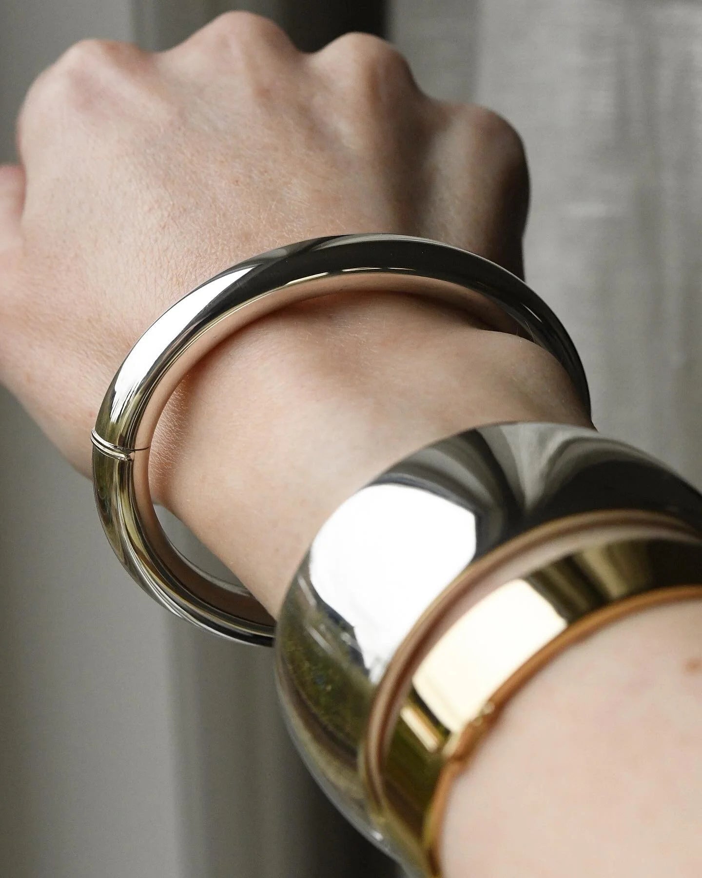Big, Cool Silver Bangle