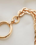 Extraordinary STUNNER! Antique Watch Chain Fancy Link 18K Gold 1901