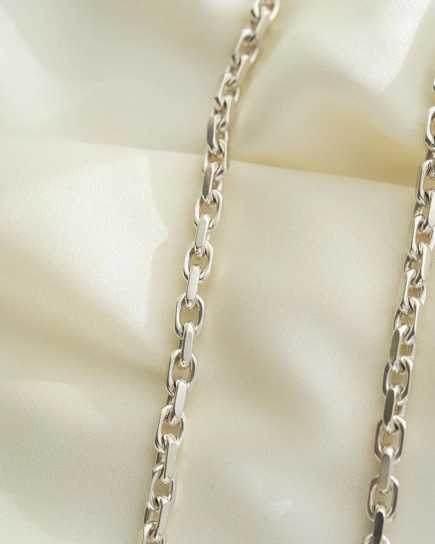 Shipping included! The Best Danish Vintage Silver Anchor Link Chain