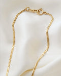 17 Inches Long Antique Watch Chain Necklace 18K Gold 1910s