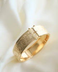 Divine Engraved Bangle 18K Gold 1932