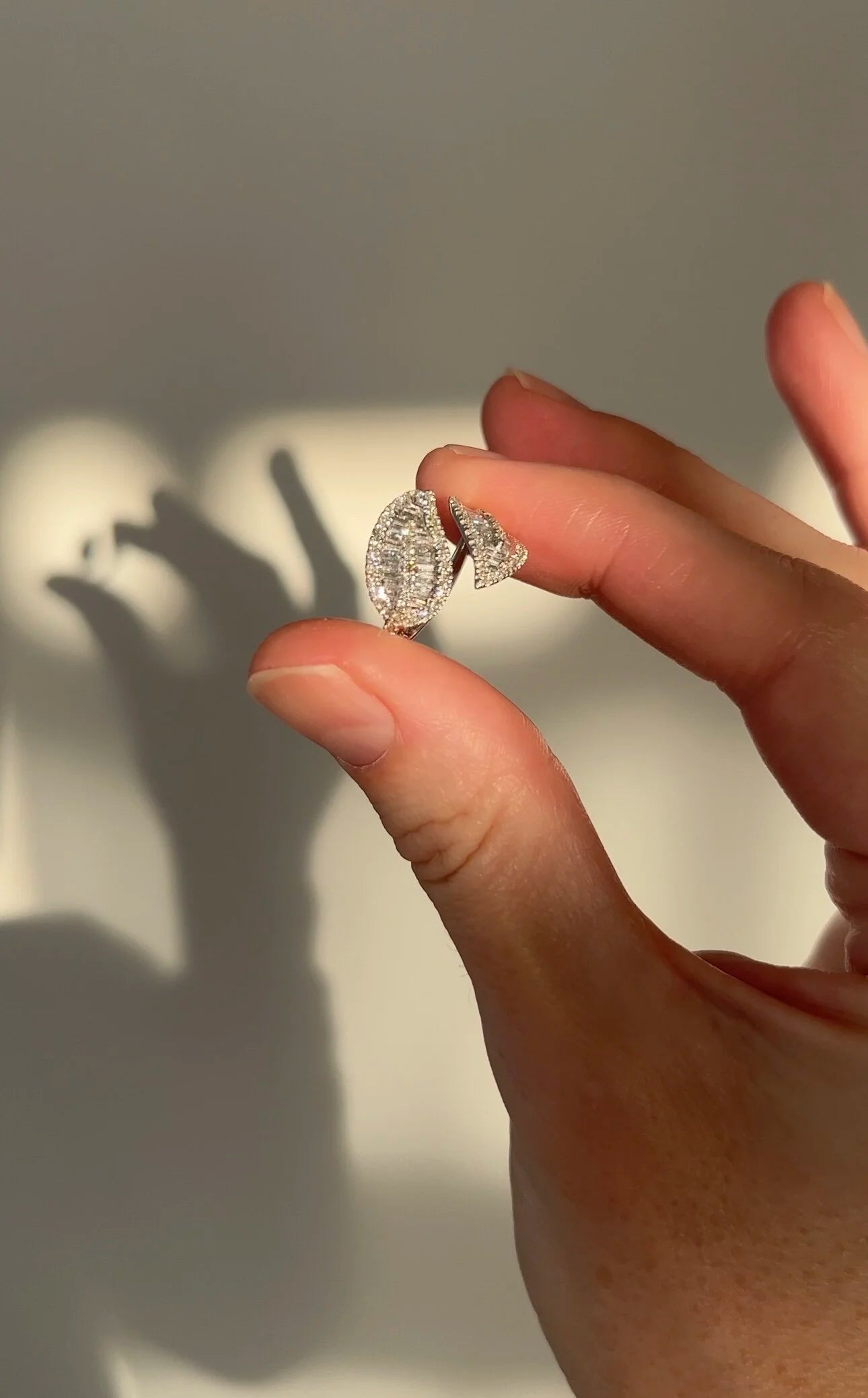 One of a Kind Diamond Dream Ring 18K White Gold