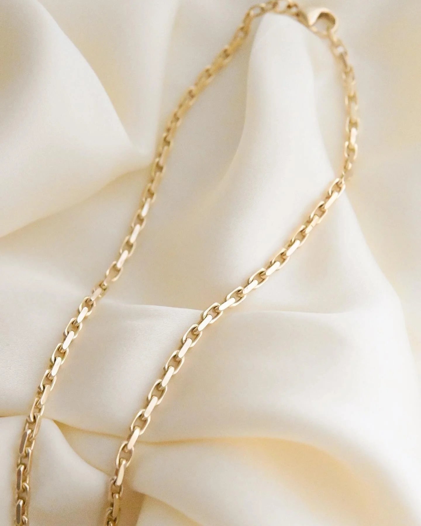 Beautiful Chunky Biker Link Chain 14K Gold