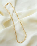Sublime 17.15 inches Danish Vintage Anchor Chain 14K Gold