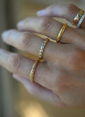 Stunning Floral Engraved Band 18K Gold 1910