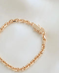 Rare Italian 18K Solid Gold Anchor Link Bracelet