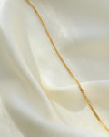 Looong Sexy Italian Curb Link Chain 18K Gold