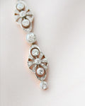Extraordinary Big Antique Diamond Pendant Belle Epoque Platinum and 14K Gold 1910-20