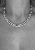 Never Seen Before Swedish Vintage BIG 95 Grams Bismarck Link Necklace Silver