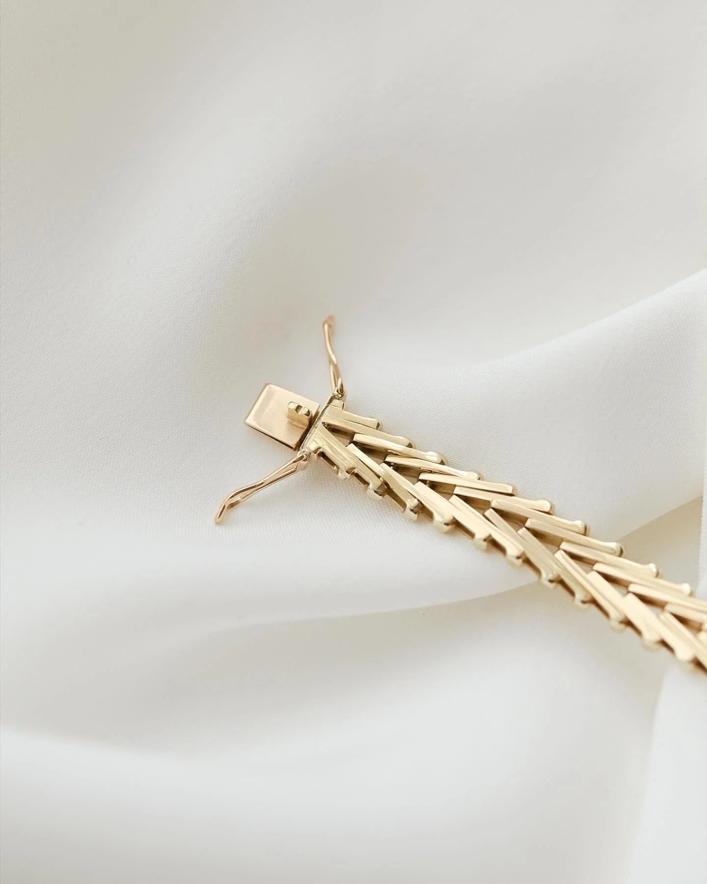 Gorg Rare Danish Vintage Mid Century Bracelet 14K Gold 1960