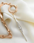 Edwardian Brooch Conversion Pendant Cut Diamonds Platinum And  18K Gold