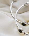Amazing Georg Jensen Vintage Bangles with Black Agate Sterling Silver