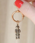 Rare Victorian Bolt Clasp 18K Gold 1874