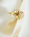 The most Perfect Orchid Pendant 18K Gold