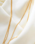Amazing Antique Long Guard Chain Ultra Long 18K Gold 1910s