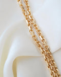 Rare Italian 57 Grams Anchor Link Necklace 20.25 Inches 18K Gold