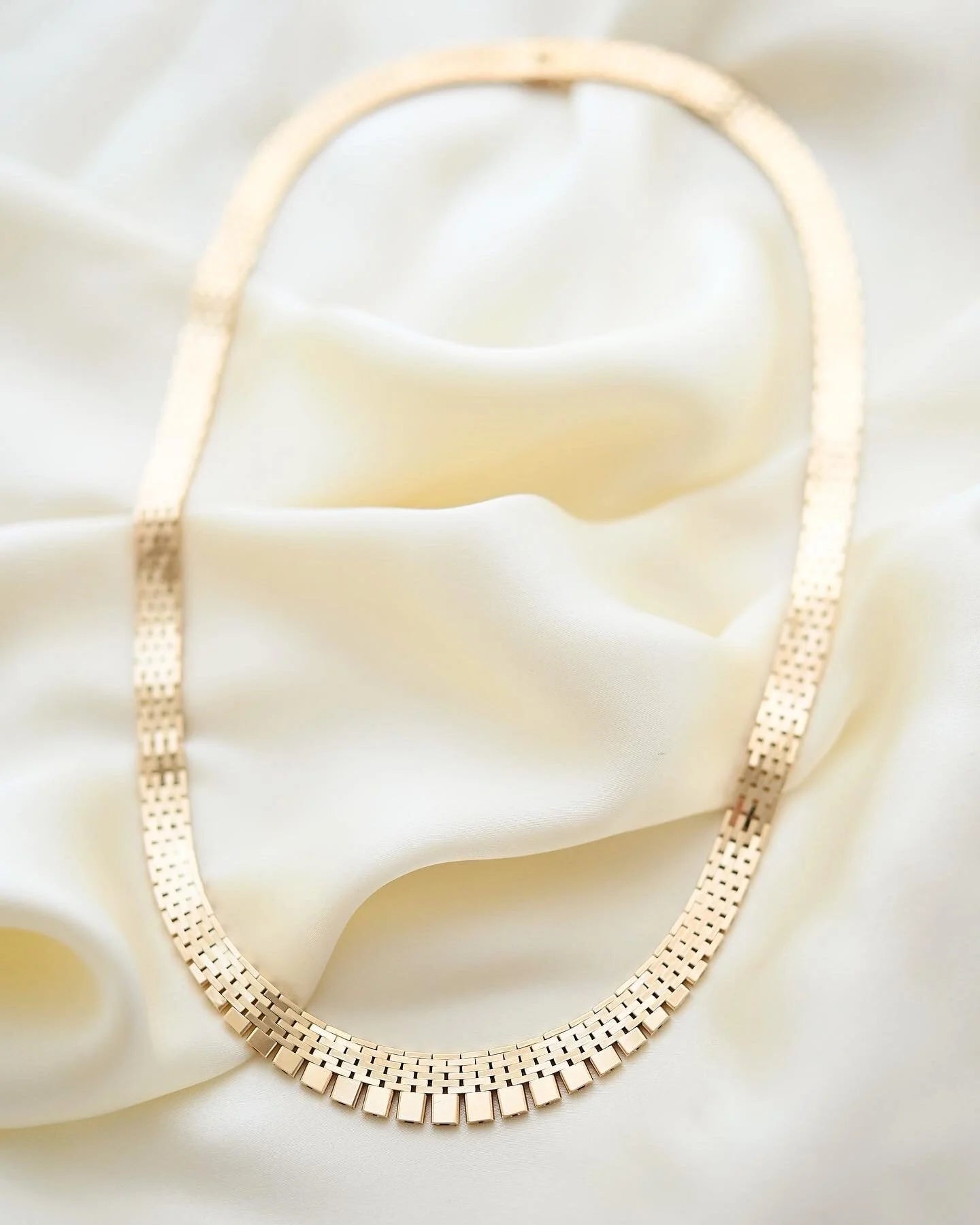Magical Big Heavy 19.75 Inches Danish Vintage Necklace 1960s