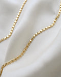 Stunning Rare Tiny Hearts Link Chain Necklace 14K Gold