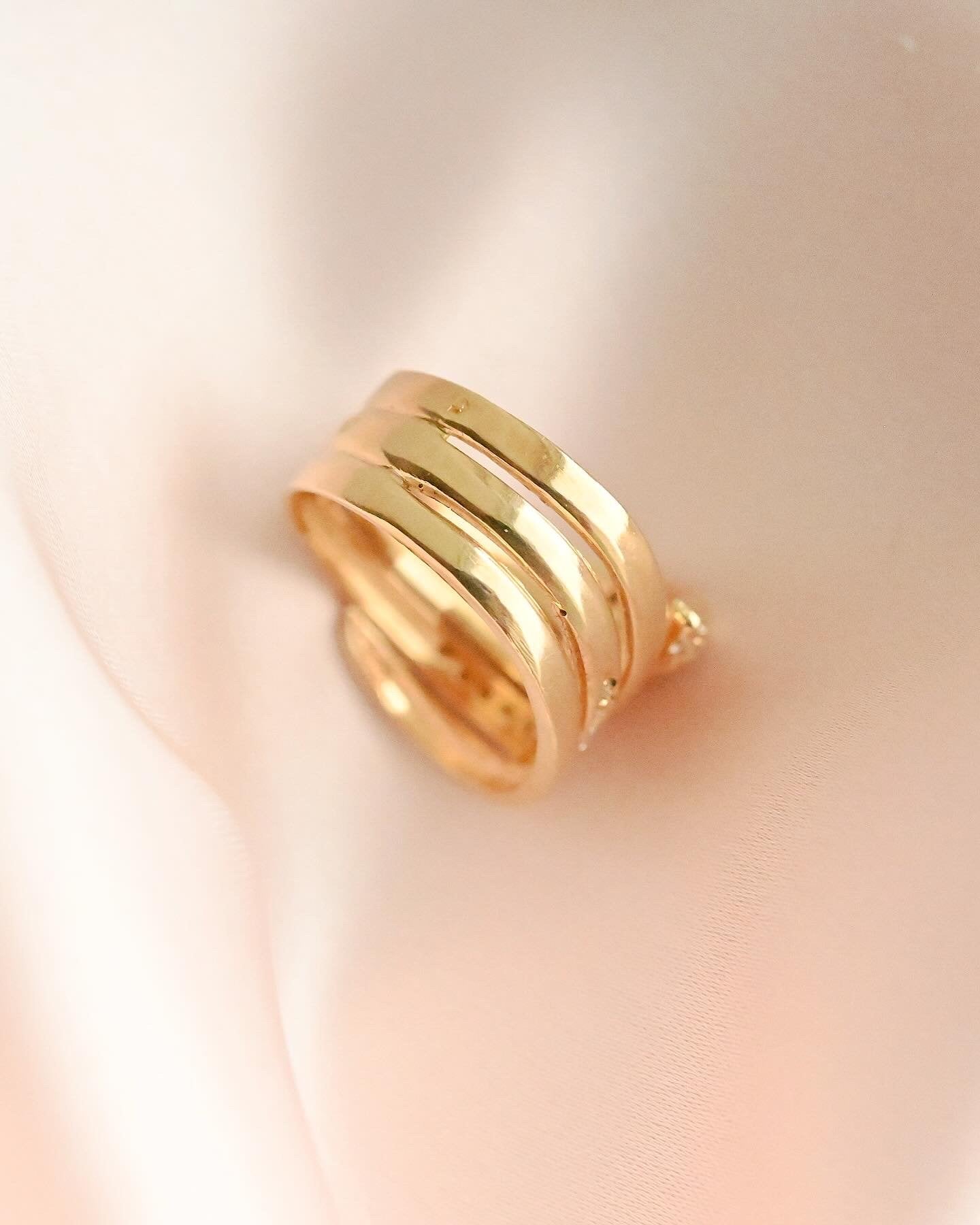 Absolutely Perfect Antique Diamond Serpent Ring 14K Gold