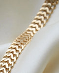 Beautiful Buttery 18K Gold Vintage Foxtail Bracelet