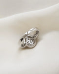 Stunning White Gold  Diamond Compass Set Dream Ring 18K White Gold