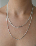 Danish Radiant Vintage Sterling Silver Curb Chain