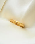 Luminous Perfect Satin Feel Antique Stacking Ring 23K Gold 1939