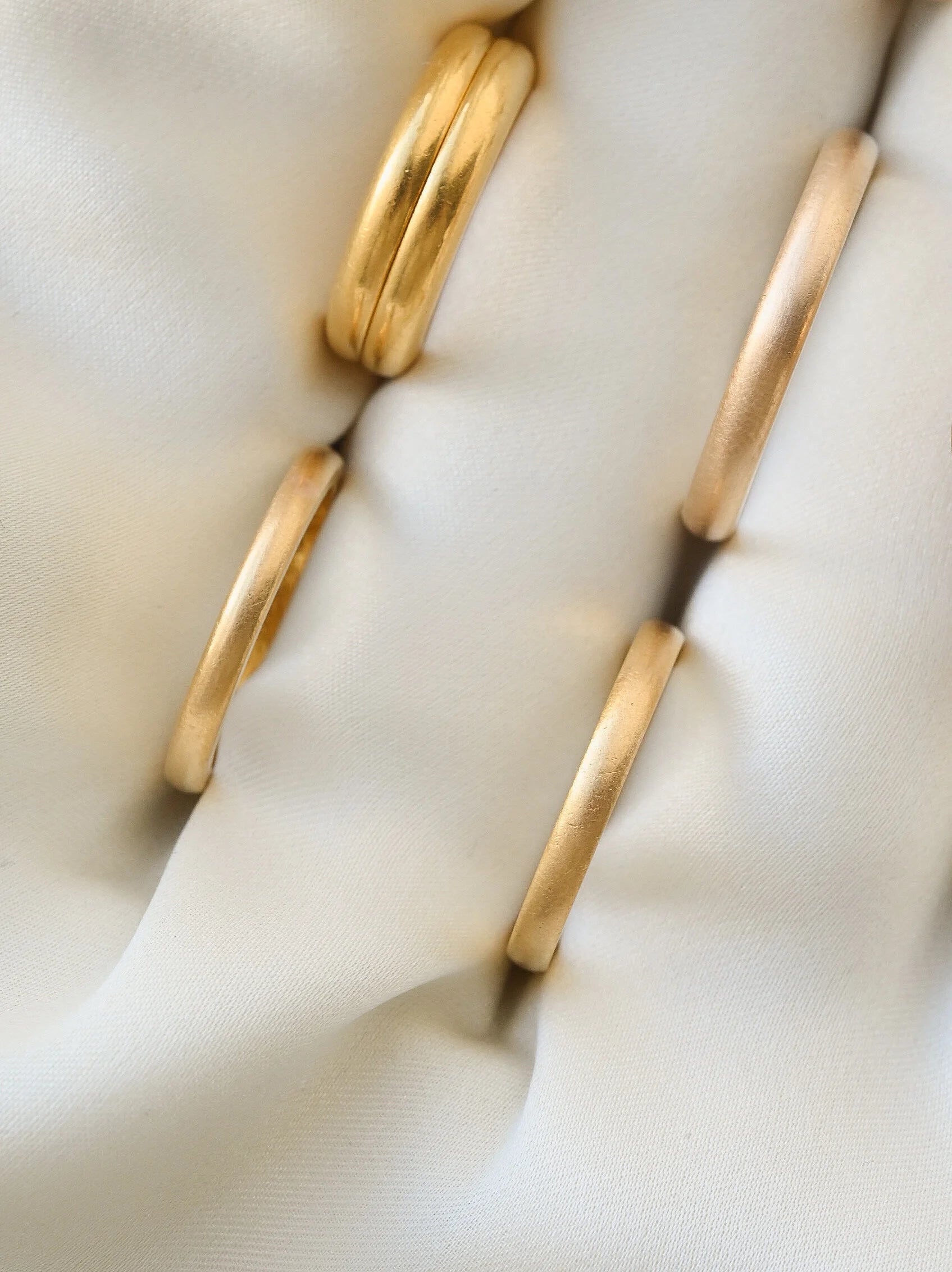 Antique Art Deco Band Size 6.5 23K Gold 1927