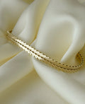 Gorgeous Carl Peter Christensen Geneva Link Bracelet 14K Solid Gold 1960s